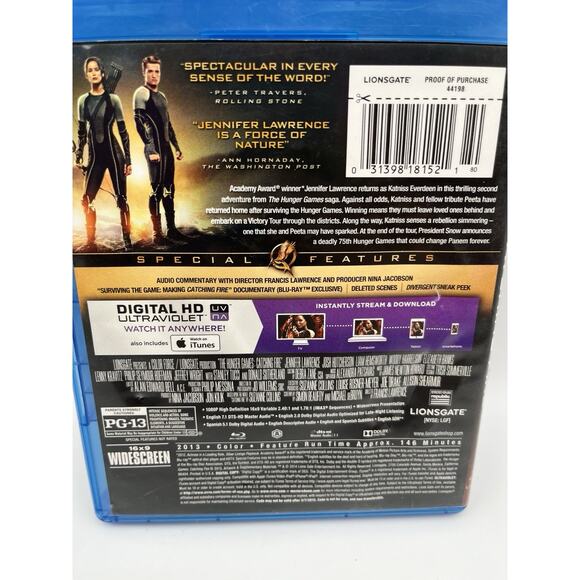 Hunger Games: Catching Fire (Blu-ray, DVD) - Picture 3 of 7